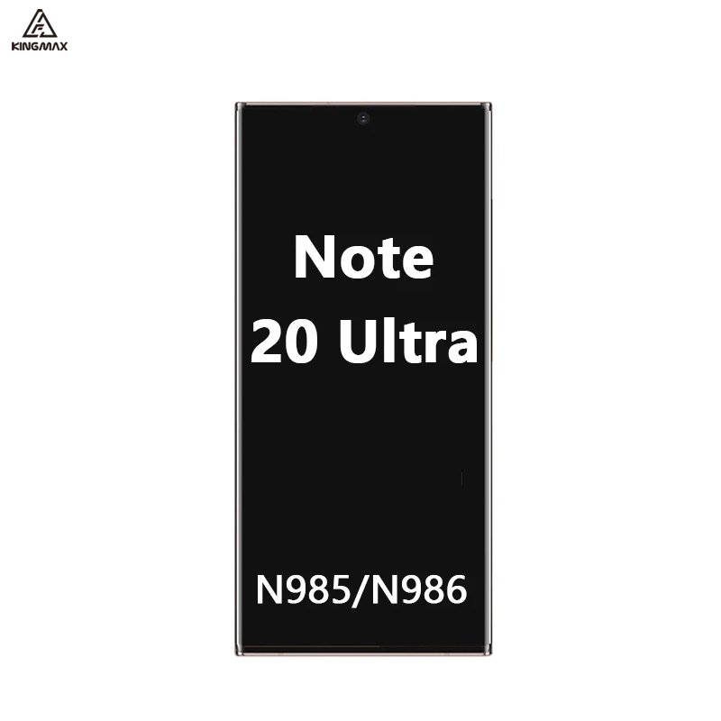 Samsung Galaxy N986U N986B N985U N985F Super AMOLED Display Touch Screen Panel Frame for Samsung Note20 Ultra Screen Replacement