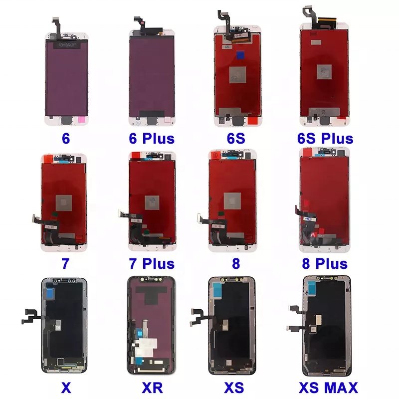 Mobile Phone LCDs Screen For Iphone 5s 6 6s 7 8 Plus X Xr Xs 11 Pro mini Max 12 12 pro 13 14 Touch Display Replacement Glass LCD