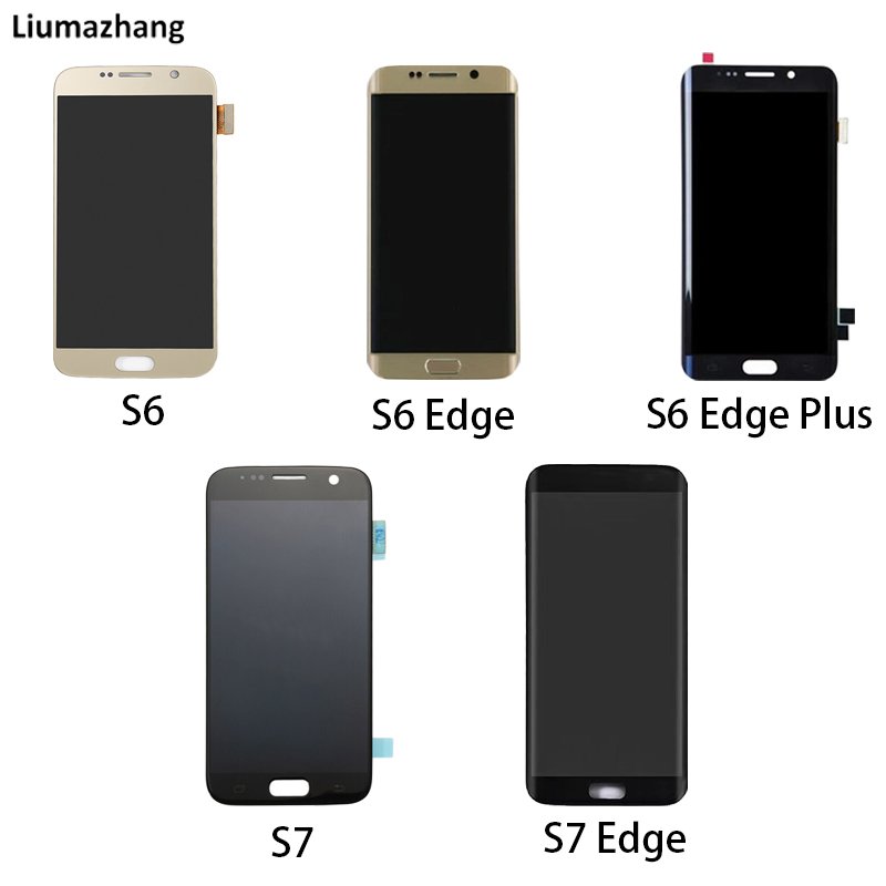Original For Samsung S8 Plus LCD Screen Used Display Touch Screen Replacement For Samsung S6 S7 S8 S9 S10 S20 Plus s20 ultra LCD