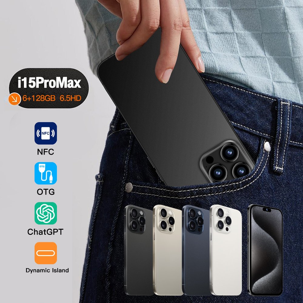 Medome Gaming Mobile Phone Original i For Phone 15 Pro Max Cell Phone Smartphone Telefone 17 15 16 Android Feature 5G Smartphone
