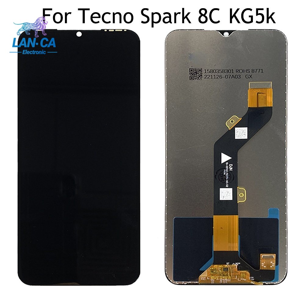 For Tecno Spark 8 Mobile Phone Lcd Screens For Infinix Display Spark8 KG6 KF6 Spark8c KG5K Spark8P KG7 X662 Spark8T KG6P