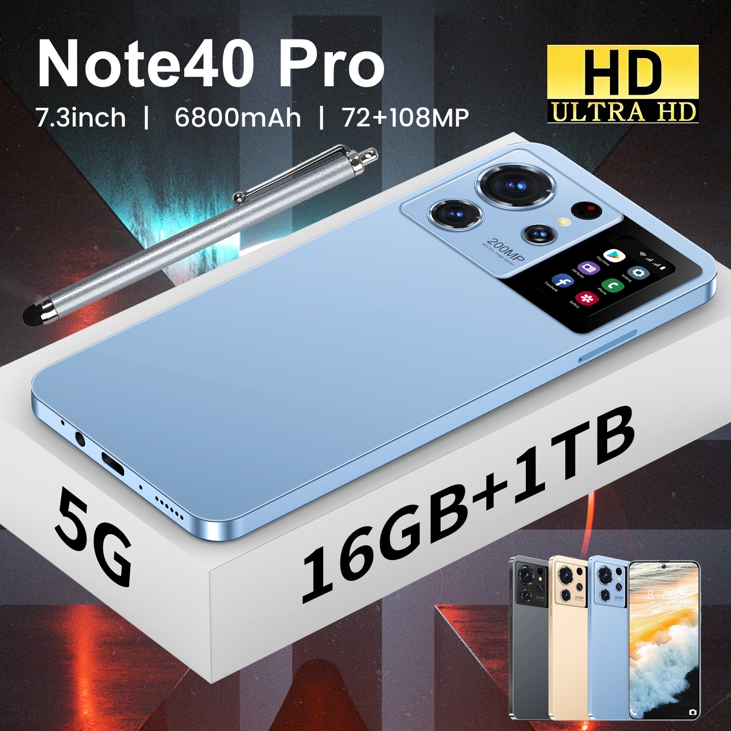 Note 40pro receiver cleaner phone glass s24 tecno camon 19 pro mobile phones original