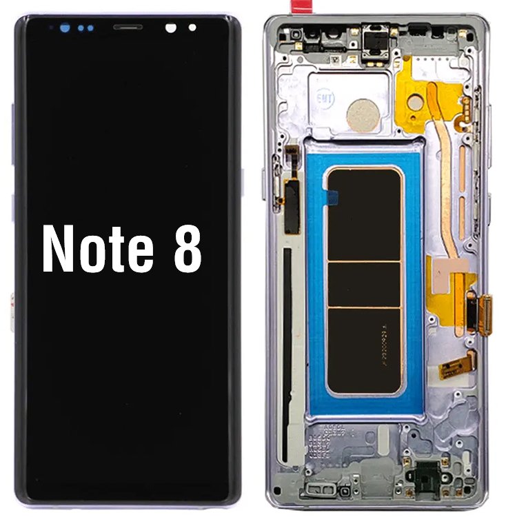 Original Mobile Phone Lcd For Samsung Note8 Touch Screen Display Digitizer Assembly Replacement Pantalla Without Frame