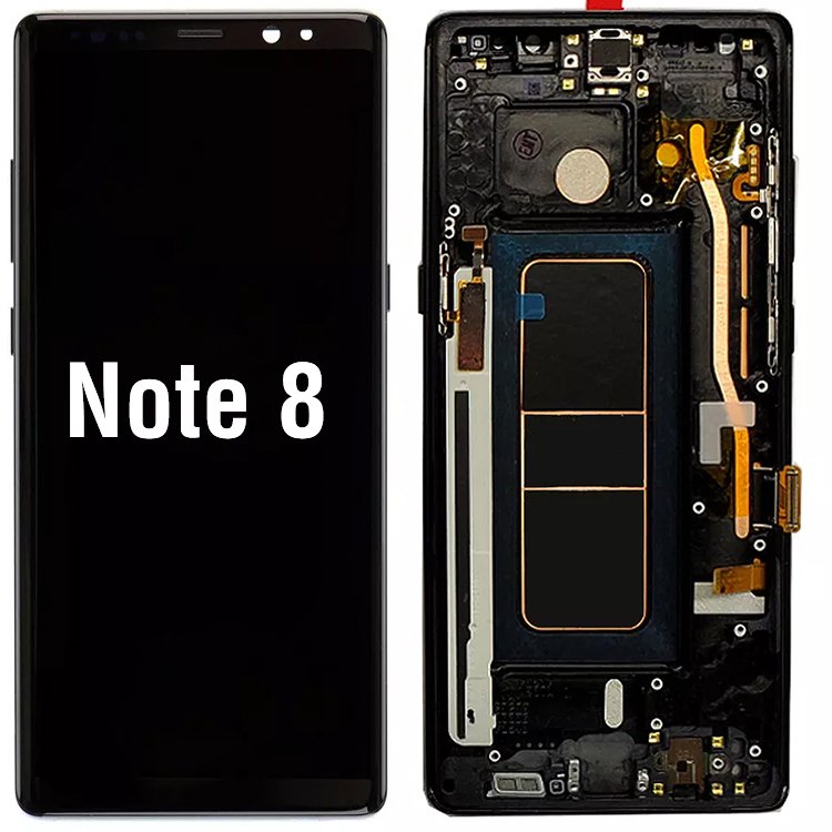 Original Mobile Phone Lcd For Samsung Note8 Touch Screen Display Digitizer Assembly Replacement Pantalla Without Frame