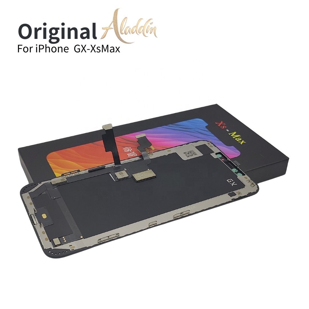 New Officially Original Phone parts LCD GX Max Oled for iPhone Xs Max Apple Mobile Phone LCD Repairment Parts with service pack