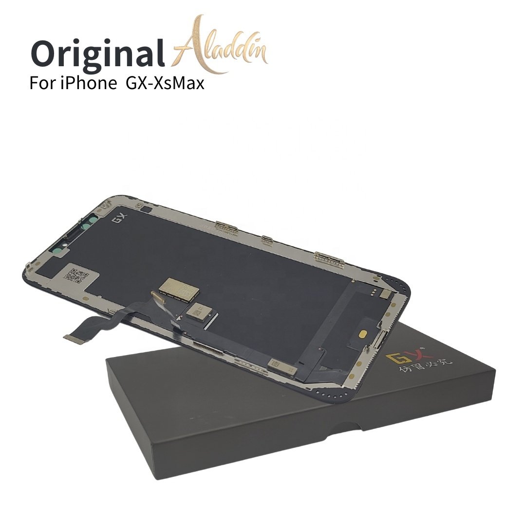 New Officially Original Phone parts LCD GX Max Oled for iPhone Xs Max Apple Mobile Phone LCD Repairment Parts with service pack