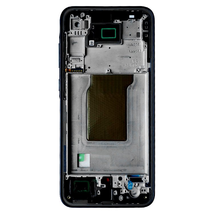 For Samsung Galaxy A35 Middle Frame Plate Housing Board Lcd Support Faceplate Bezel Cover Front Screen Holder Lcd Frame