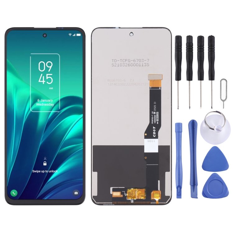 TFT LCD Screen For TCL 20L / 20L+/ 20 Lite T774H T774B T775H T775B with Digitizer Full Assembly Mobile Phone LCD Display