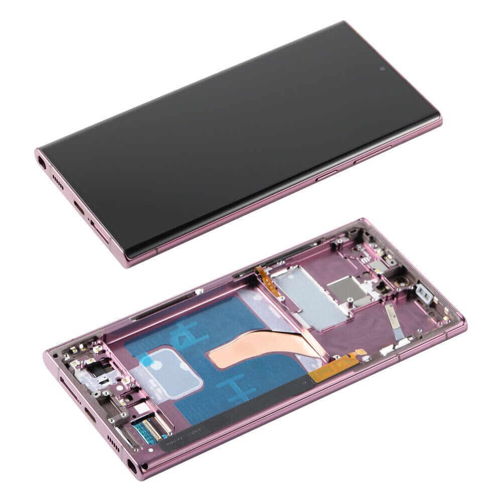 OLED Touch Display Replacement Assembly for Samsung Galaxy S22 Ultra 5G SM-S908B/908U with Frame Mobile Phone LCDs