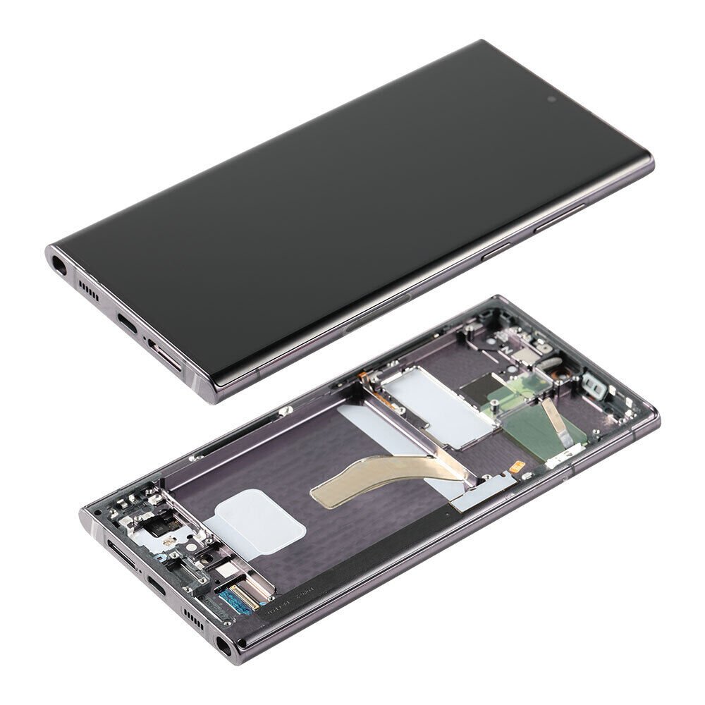 OLED Touch Display Replacement Assembly for Samsung Galaxy S22 Ultra 5G SM-S908B/908U with Frame Mobile Phone LCDs