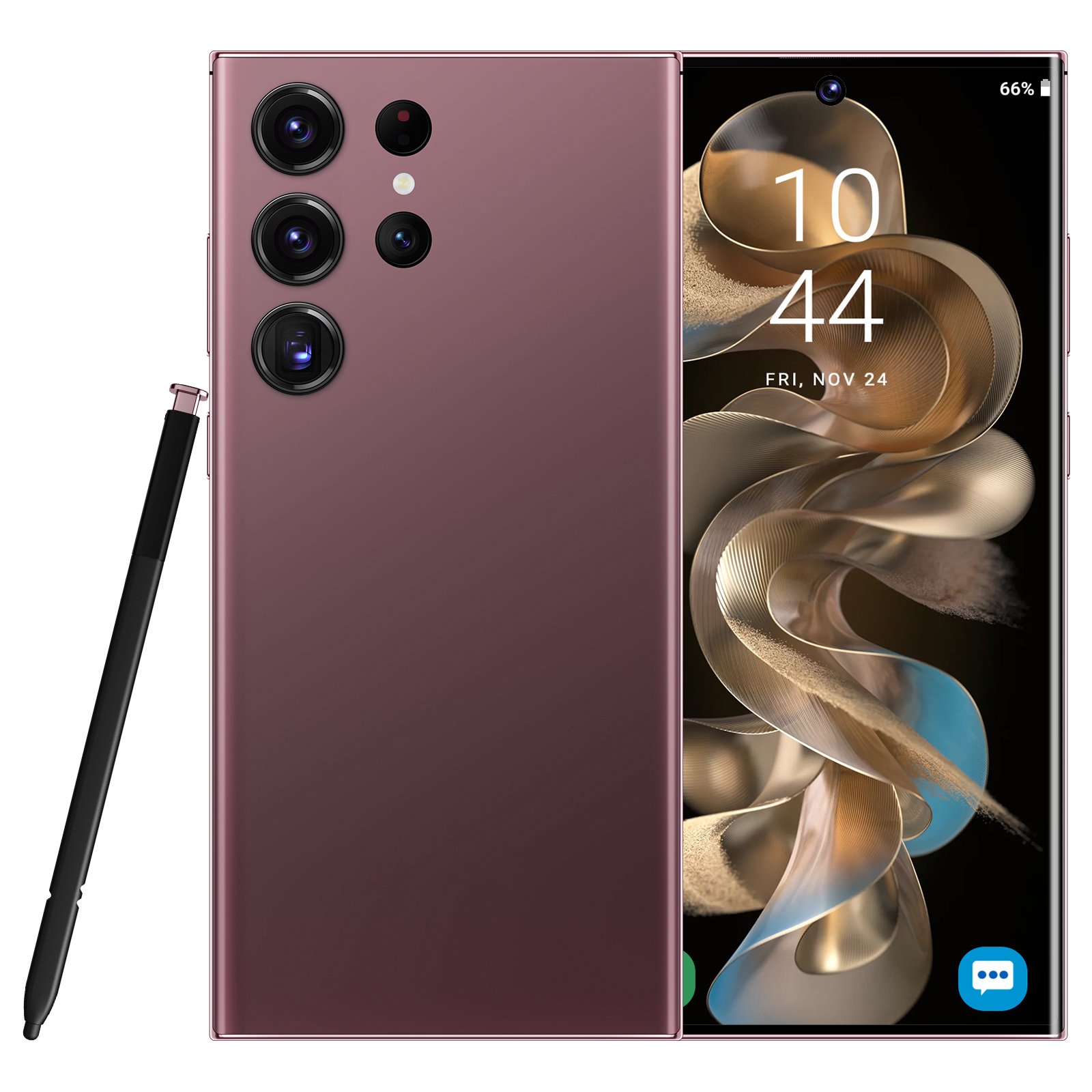 Brand New S24 Ultra 5G Phone 7.3 inch 8GB+256GB Android 13.0 Smartphone Full Screen Unlocked Mobile Phones