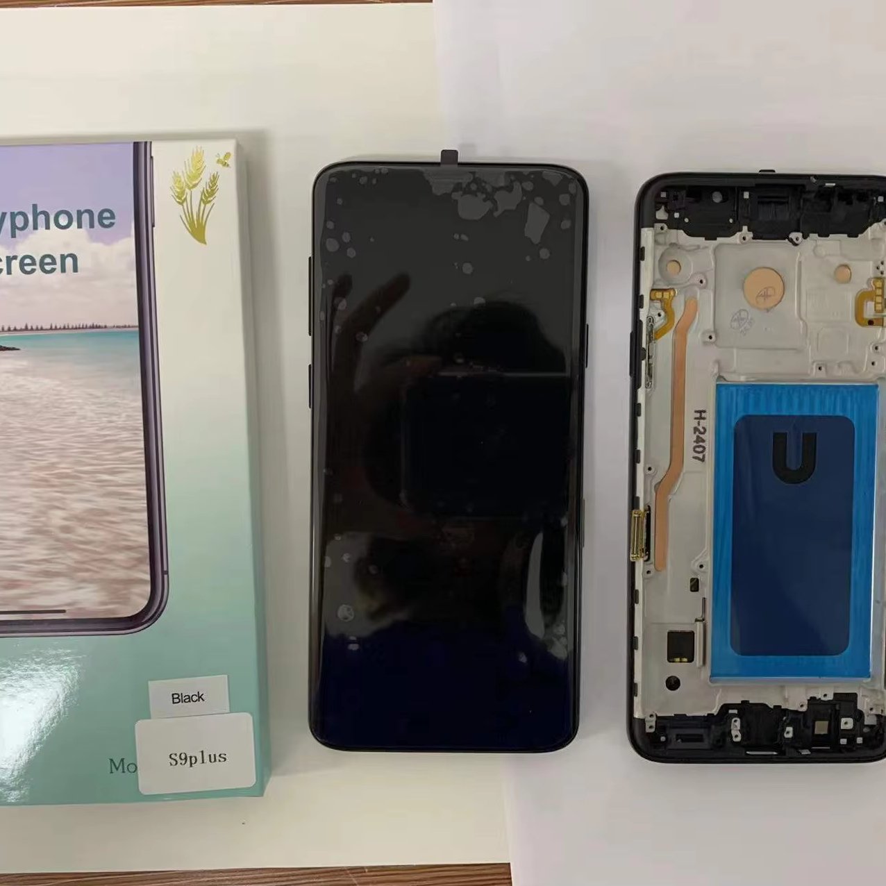 mobile phone lcds display Suitable for Samsung S8 S8plus S9 S9PLUSscreen display LCD replaceable display screen Add framework