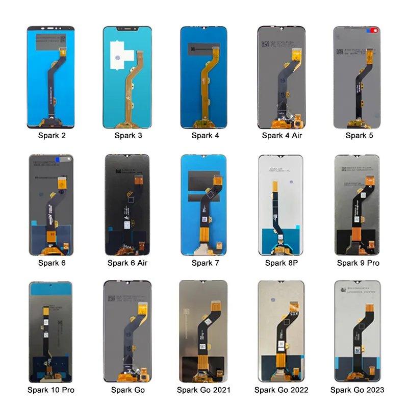 Display for Tecno Camon 17 Pro CG8 Screen Digitizer for Tecno Pantalla para Tecno Camon 17P CG7