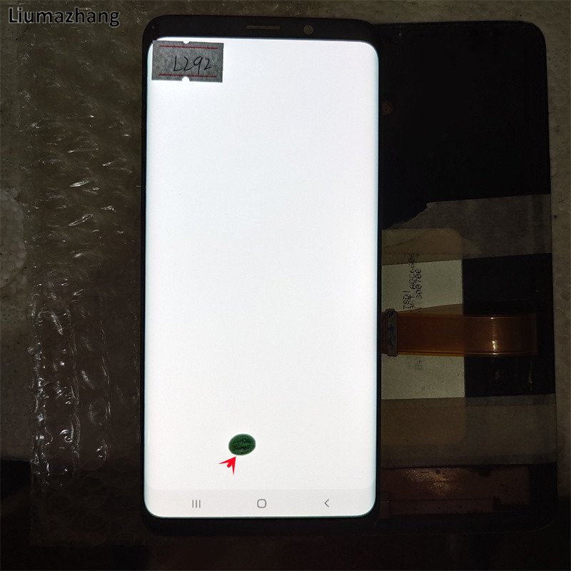 Original AMLODE Mobile Phone LCDS For Samsung Galaxy S9 Plus G965U G965F G950B Display Touch Screen Assembly With black Dots