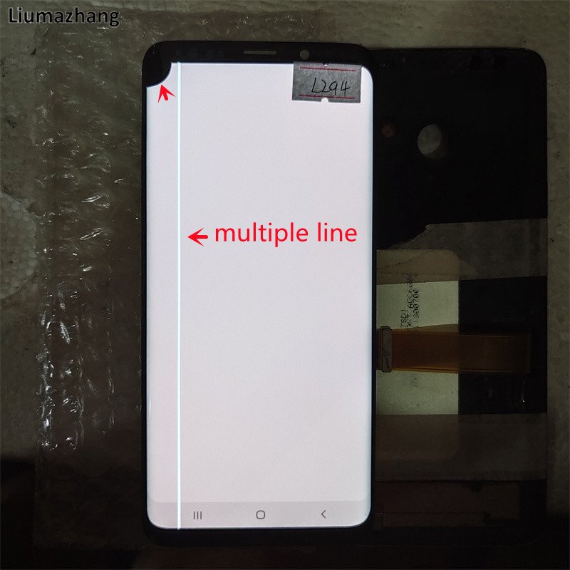 Original AMLODE Mobile Phone LCDS For Samsung Galaxy S9 Plus G965U G965F G950B Display Touch Screen Assembly With black Dots