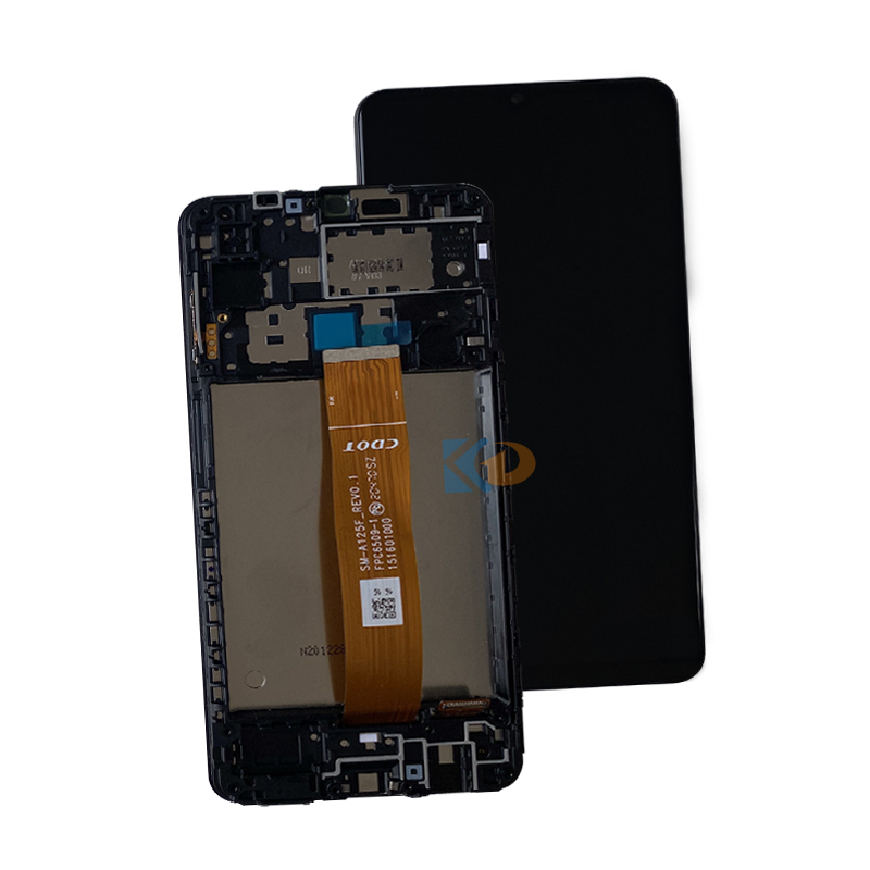 Original LCD For Samsung Galaxy A12 SM-A12 A125 LCD Touch Screen with Frame Assembly Replacement