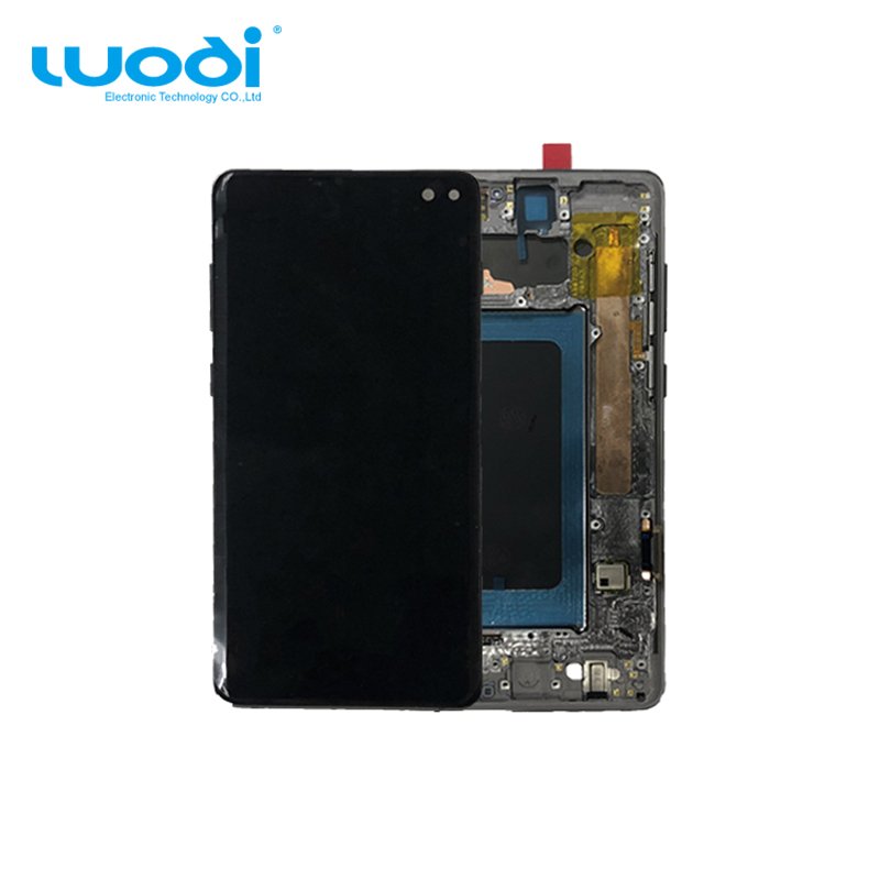 Best Selling Original For Samsung Mobile Phone Lcds Screen S10+ S10 Plus Screen Replacement Digitizer Full Assembly With Frame