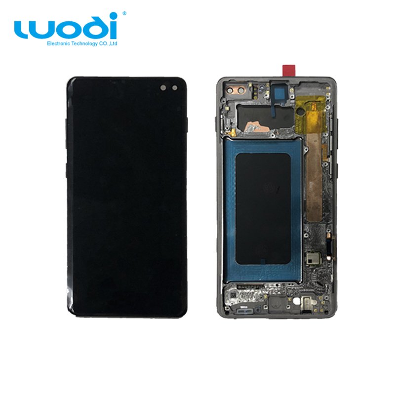 Best Selling Original For Samsung Mobile Phone Lcds Screen S10+ S10 Plus Screen Replacement Digitizer Full Assembly With Frame