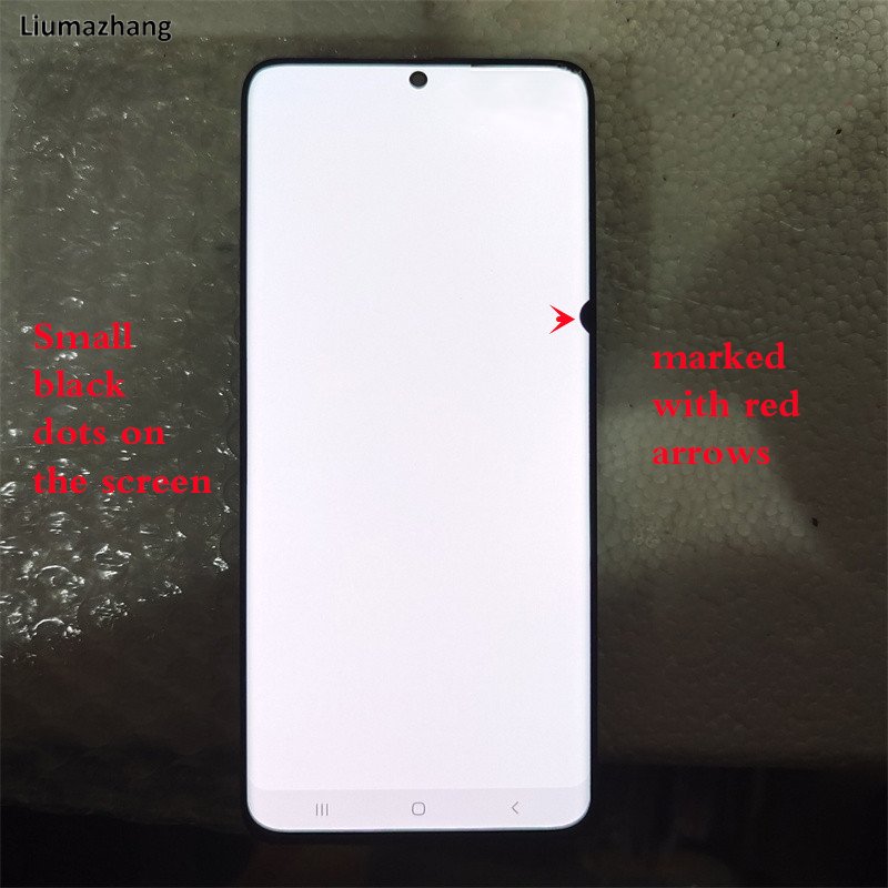 Original Mobile Phone LCDS For Samsung Galaxy S20 S20 Plus S20 Ultra Display Touch Screen Assembly With Dots