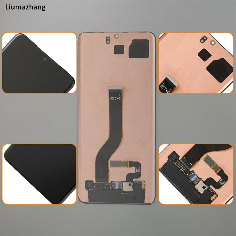 Original Mobile Phone LCDS For Samsung Galaxy S20 S20 Plus S20 Ultra Display Touch Screen Assembly With Dots