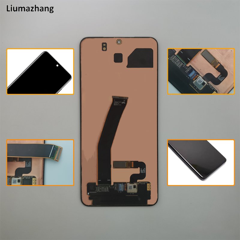 Original Mobile Phone LCDS For Samsung Galaxy S20 S20 Plus S20 Ultra Display Touch Screen Assembly With Dots