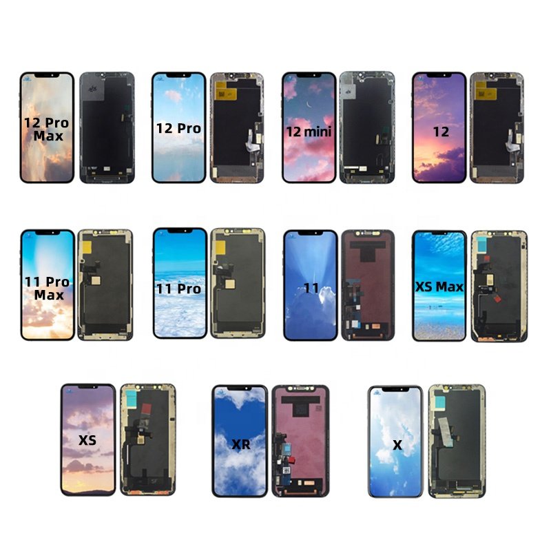 Brand New Incell LCD for iPhone X 11 12 13 14 Pro XR XS Max OEM TFT Mobile Phone LCDs Screen Combo Display Assembly Replacement