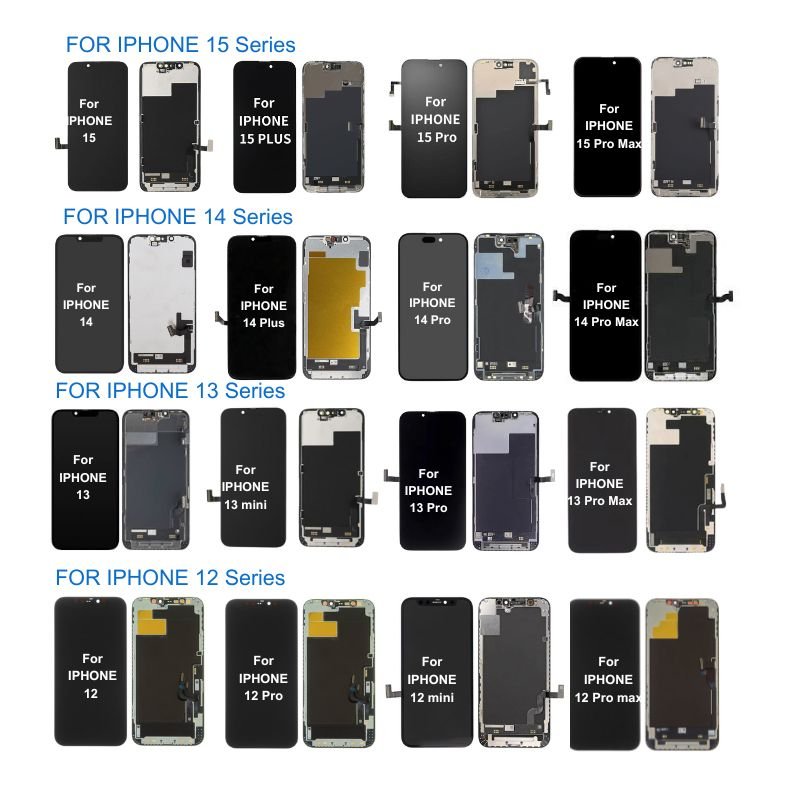 Mobile phone lcd different brands model original mobile lcd display complete digitizer replacement touch screen