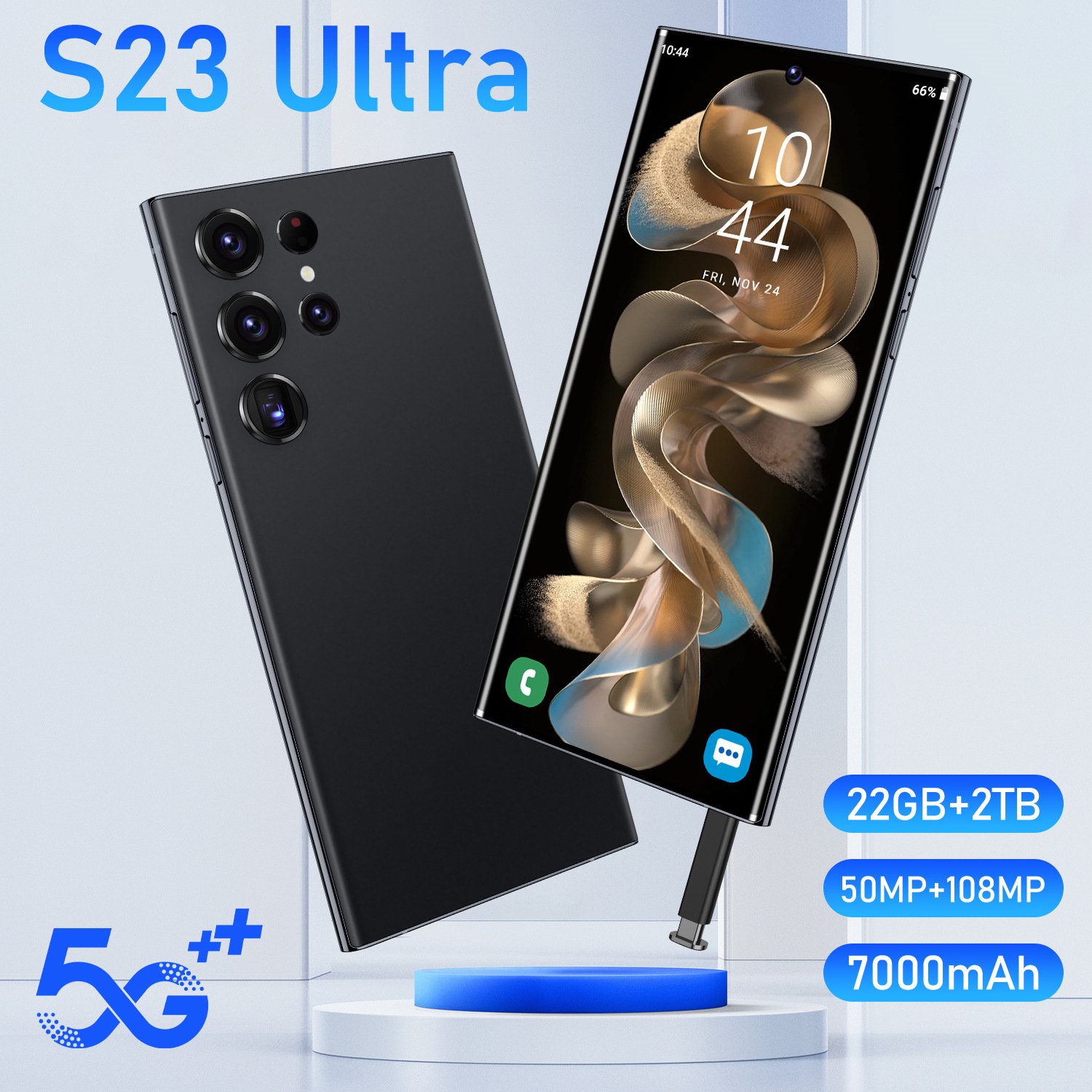 Cheap smartphone S24 Ultra real 4G real punch hole 7.3 large screen 13 million pixels 3+64 real octa-core