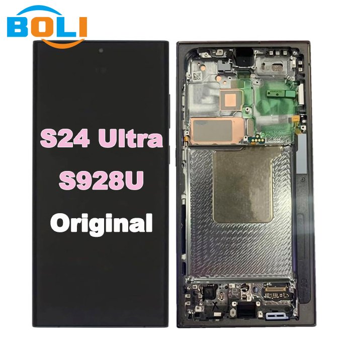 Original Mobile Phone Lcds for Samsung Galaxy S24 Ultra Plus S928U S928B Amoled TFT LCD Display Touch Screen Digitizer Assembly