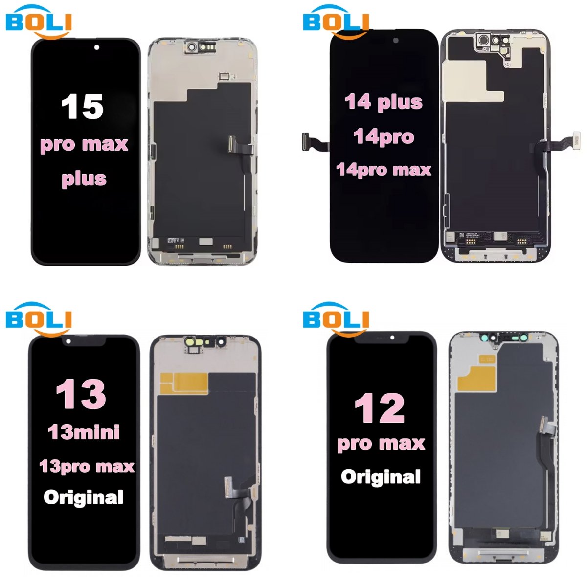 Original Mobile Phone Lcds for Samsung Galaxy S24 Ultra Plus S928U S928B Amoled TFT LCD Display Touch Screen Digitizer Assembly