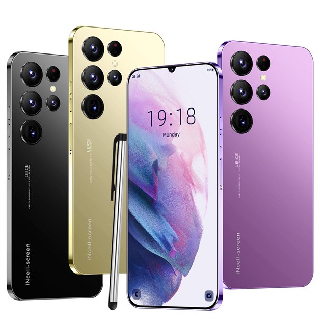 New Cheap Android 8.1 Dual Sim Gesichts Id Gaming Smartphone Unlock Mobile Phones Galaxy S24 Ultra Smart Phone For Samsung