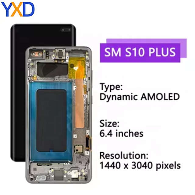 Pantalla s10 plus display lcd s10+ 5g screen replacement original Mobile Phone Lcds ecran For Samsung Galaxy S10 plus lcd