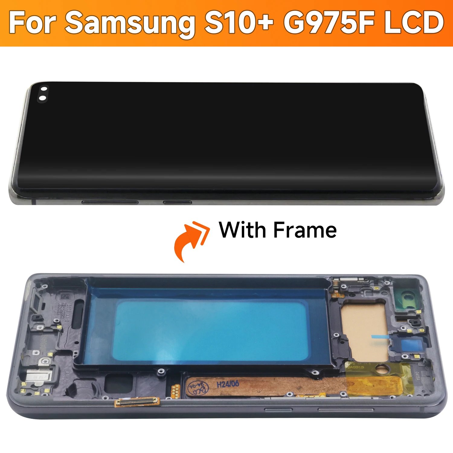 Pantalla s10 plus display lcd s10+ 5g screen replacement original Mobile Phone Lcds ecran For Samsung Galaxy S10 plus lcd