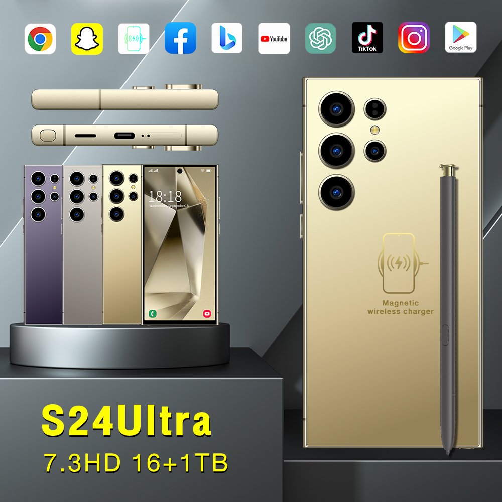 Slimoro Celulare S For Amsung Galax S23 Ultra Original 5G Smartphone Mobile Phone Low Price 4G Cell Feature Phone 16+1TB Memory