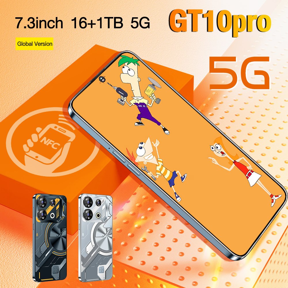 Gaming Mobile Phones 5G Original Phone 15 Pro Max Smartphone GT10 Pro New 14 13 16G 1T Cheap Telephone Smart Phone Dropshipping