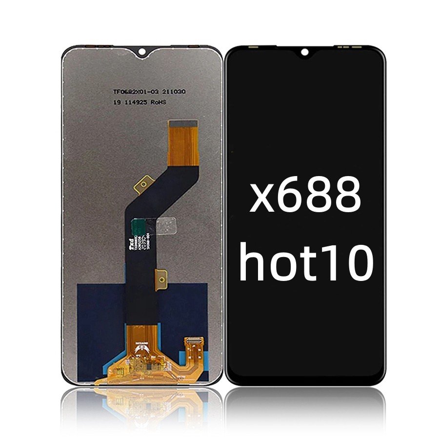 Mobile Phone LCDs For Infinix Hot 10 11 Play X688 LCD Touch Screen Display For Tenco Pova Neo LE6 For Itel P37 Pro