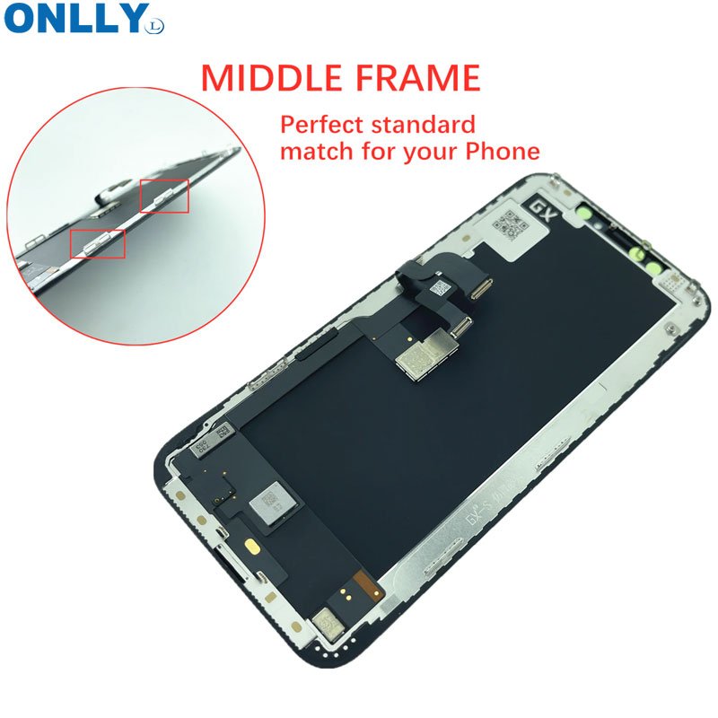 New version GX hard oled mobile phone lcd display replacement for iPhone X lcd with touch screen completed