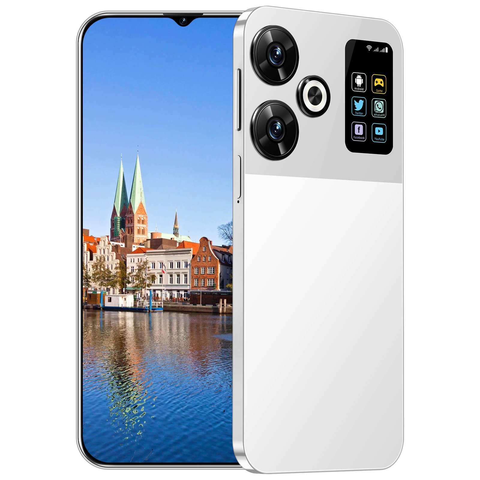 2024 Hot Sale M6 Pro Android 13 Smartphones Big Battery Wholesale 16GB+1TB 5G Cheap Mobile Phones with WCDMA Cellular