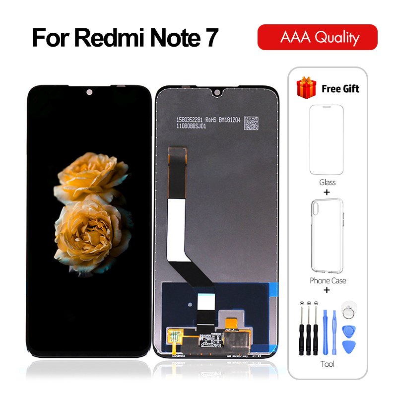 Mobile Phone Display Touch Screen For Xiaomi Redmi Note 4X Note 4 5 6 7 8 9 9s Pro Display Digitizer Assembly