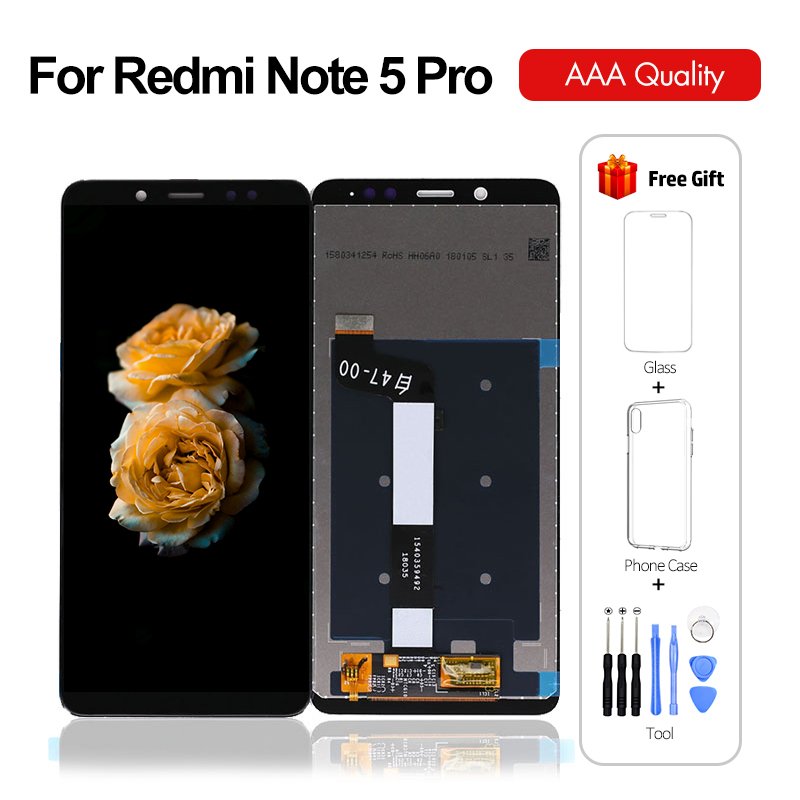 Mobile Phone Display Touch Screen For Xiaomi Redmi Note 4X Note 4 5 6 7 8 9 9s Pro Display Digitizer Assembly
