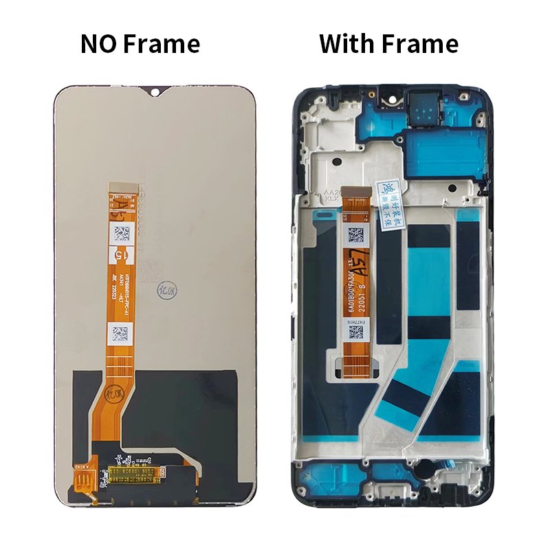 Wholesale Smart Mobile Phone Lcd Screen With Frame Panel Screen Display touch Screen Digitizer For OPPO A17