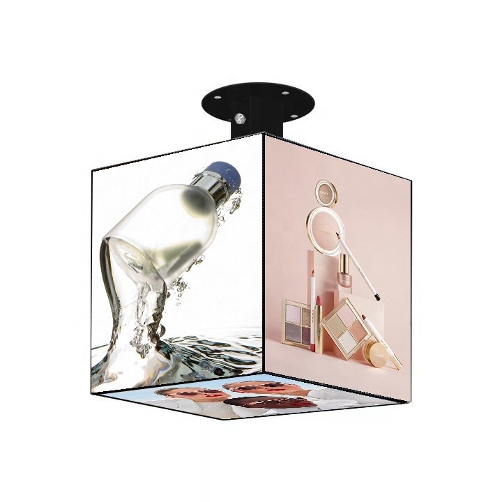Wifi 4G Restaurant Pub 5 Faces Magic Cube Display Smart Phone Control LED Screen Cube Fast Pattern Change
