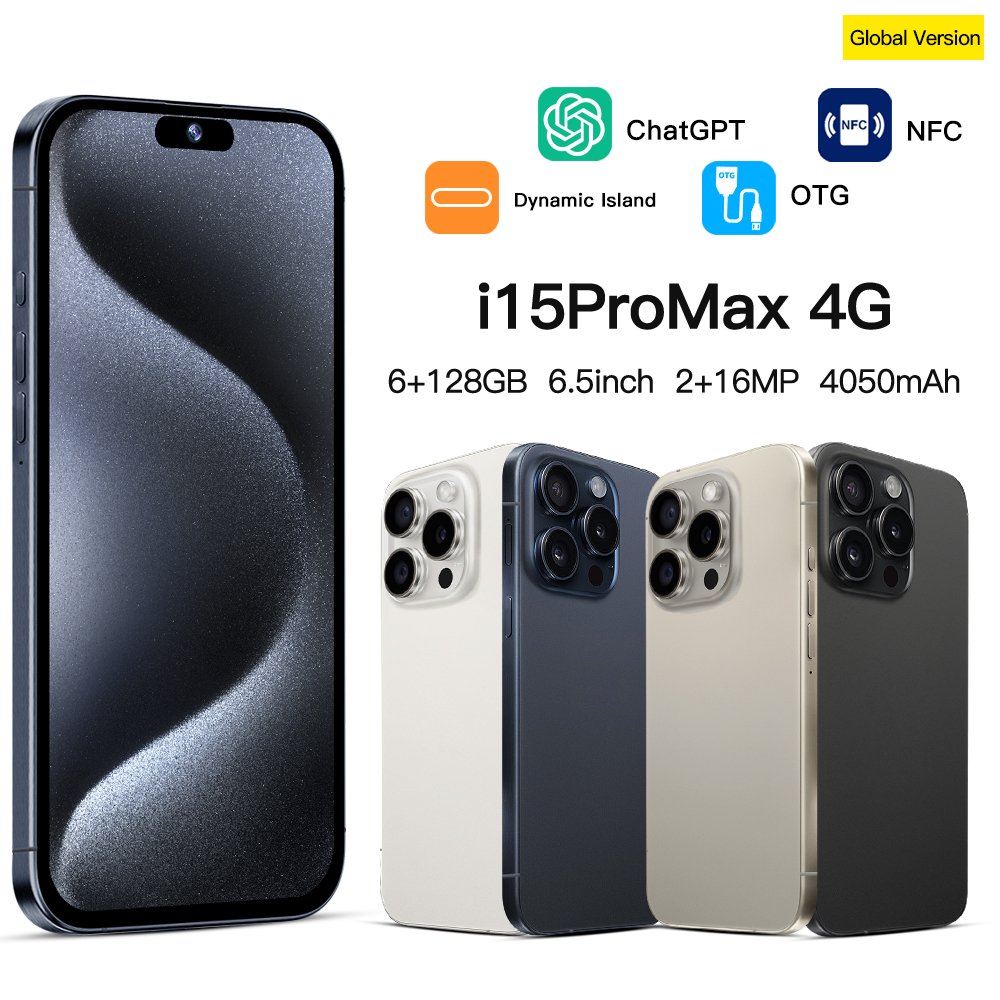 Slimoro Original Telefon 15 16 14 Mobile Phone 5G Smartphone i For Phone 15 Pro Max Cell Phone Smartphone Gaming Android Feature