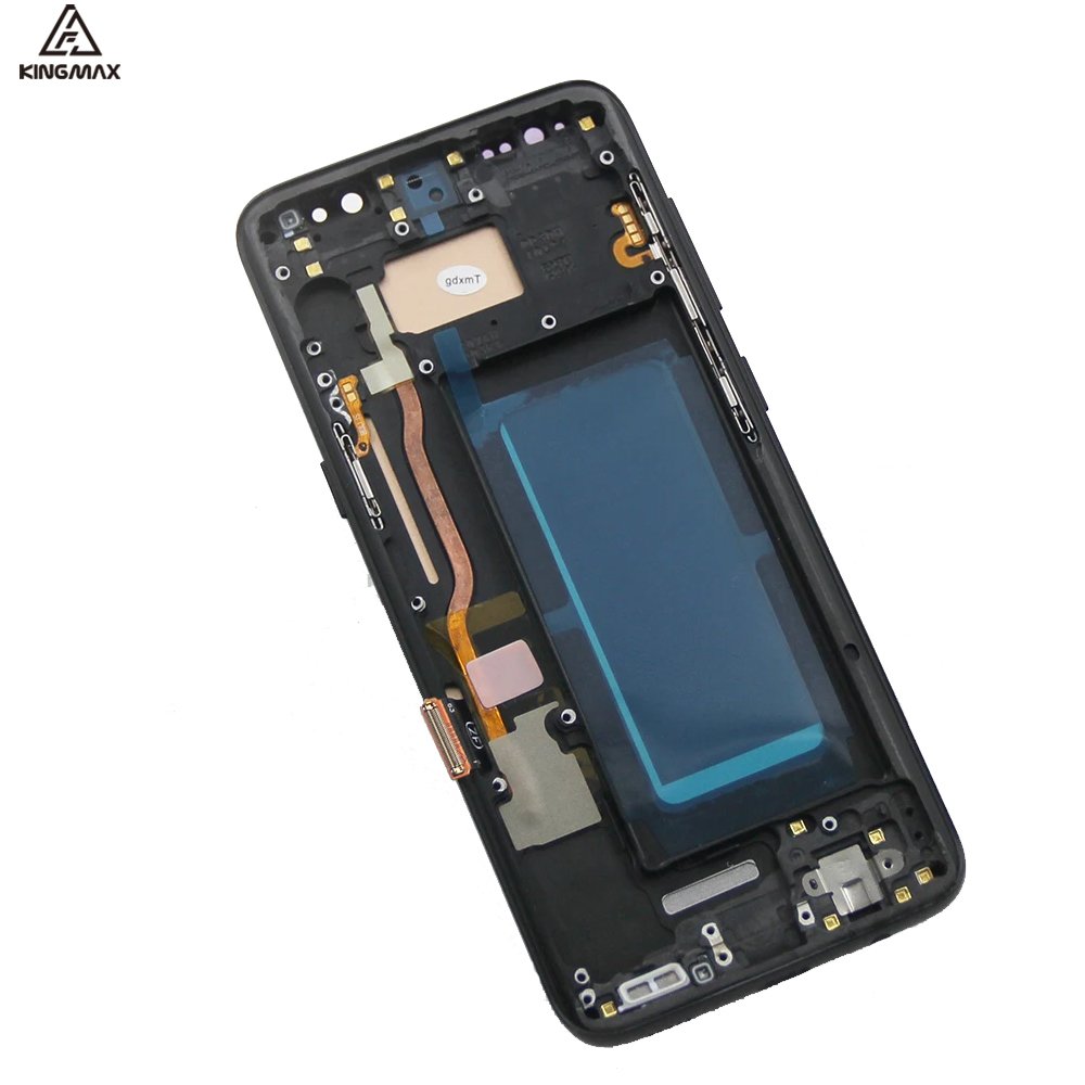 5.8" Original Super AMOLED Screen Replacement for Samsung Galaxy S8 Edge Touch Screen Panel SM-G950A OLED LCD Display with Frame