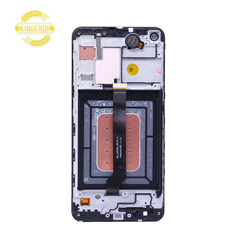 Super Amoled For Samsung Galaxy A60 Mobile Phone LCD,For Galaxy A60 SM-A606 Screen,For Samsung SM-A6060 Display With Frame Parts