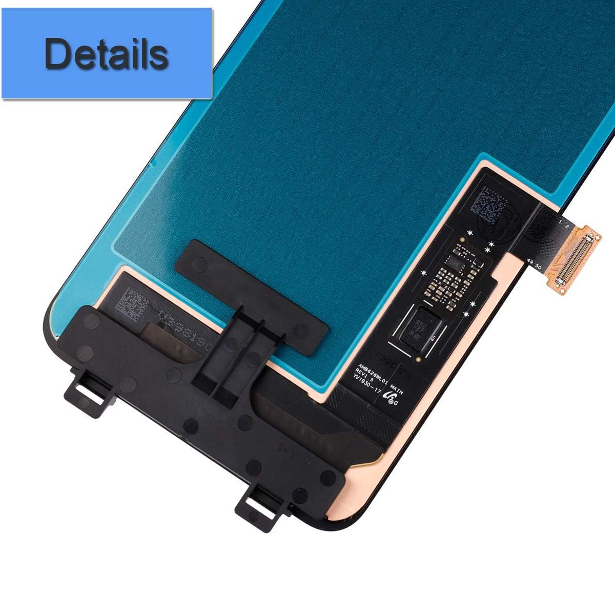 6.3" Pixel 4XL Original Super AMOLED Screen for Google Pixel 4XL Touch Screen Replacement Google LCD Display Frame Repair Parts