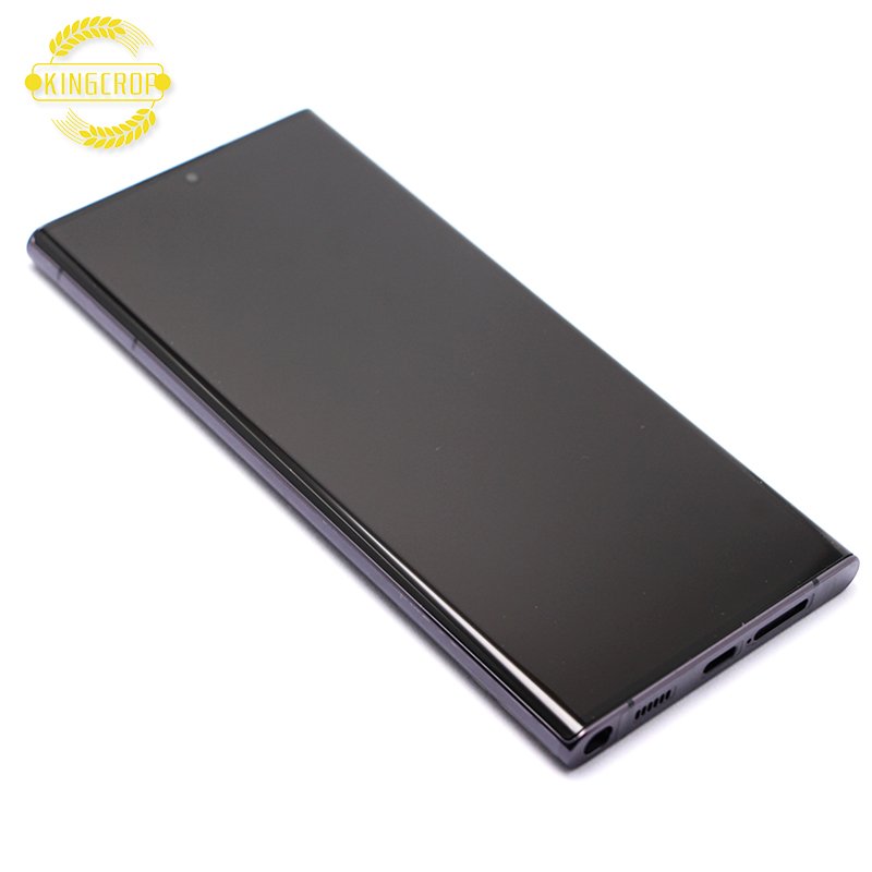 Super For Samsung Galaxy S22 Ultra 5G Mobile Phone LCD, For Galaxy S22 Ultra S908 Screen, For Samsung S22 Ultra Display Frame