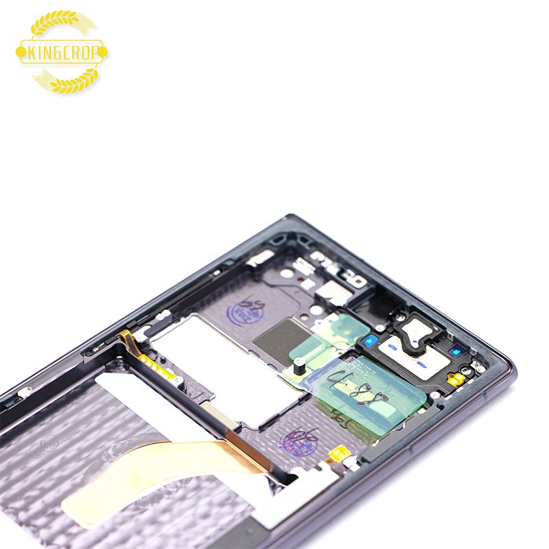 Super For Samsung Galaxy S22 Ultra 5G Mobile Phone LCD, For Galaxy S22 Ultra S908 Screen, For Samsung S22 Ultra Display Frame