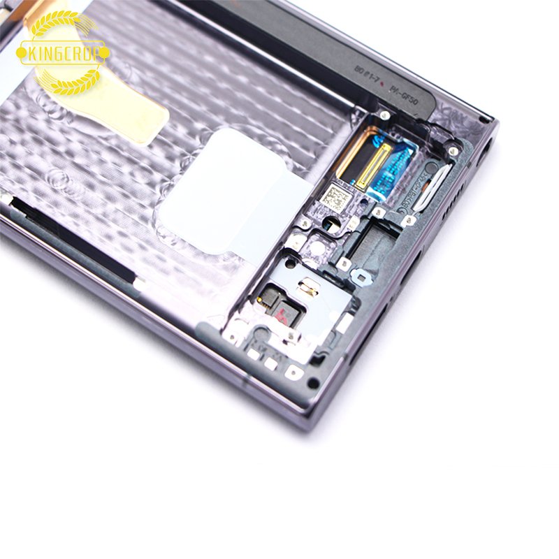Super For Samsung Galaxy S22 Ultra 5G Mobile Phone LCD, For Galaxy S22 Ultra S908 Screen, For Samsung S22 Ultra Display Frame