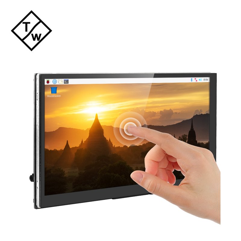 Raspberry Pi 7 Inch Touch Screen IPS 1024x600 HD LCD Display For Raspberry Pi 4 Model B Jetson Nano PC